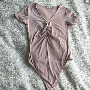 Aritzia Pink Bodysuit